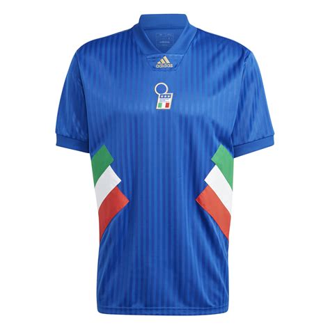 adidas italy jersey blue